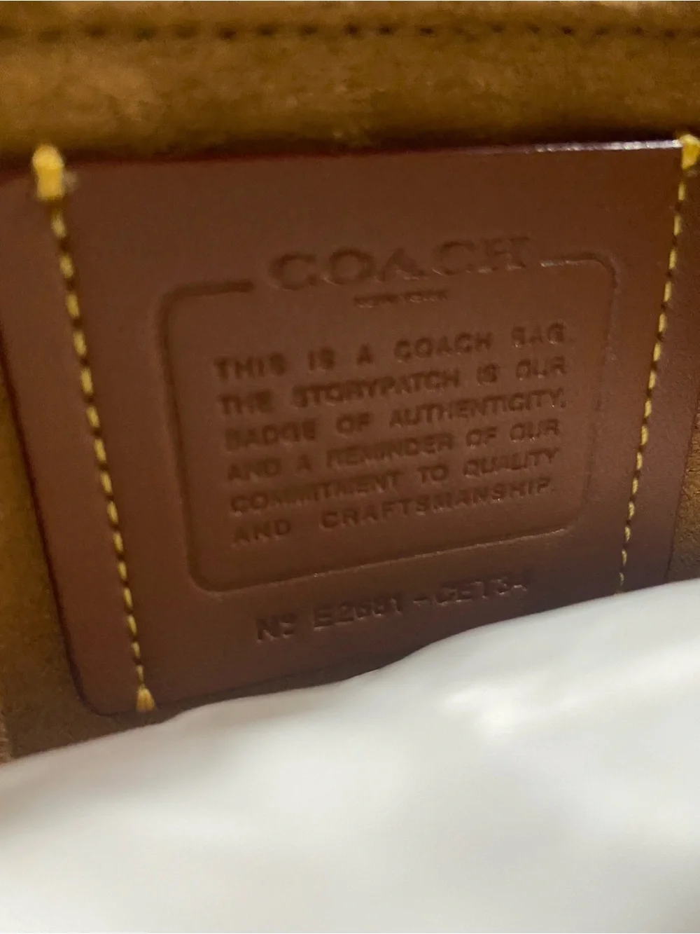 Coach Quilted Elodie Chain Shoulder Crossbody Bag- Marigold Suede
